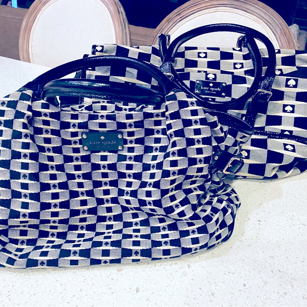 Kate Spade weekender and tote bags